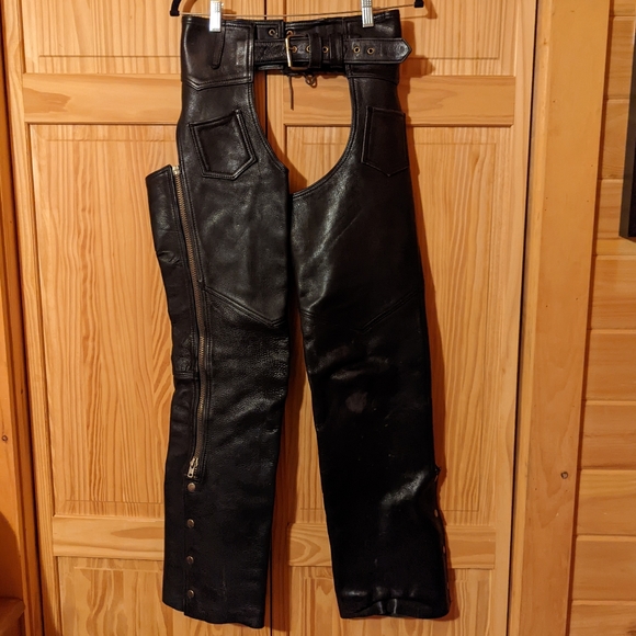 Hudson Other - Hudson Black Leather Chaps Size XS
